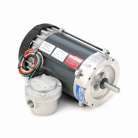 Leeson Explosion Proof Motor, 0.25 HP, 1 phase, 1200 RPM, 115 V, 56CZ Frame, EPFC C1818